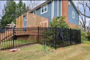 Cast iron fence decorative ornate design for homeowners in West Chester, PA